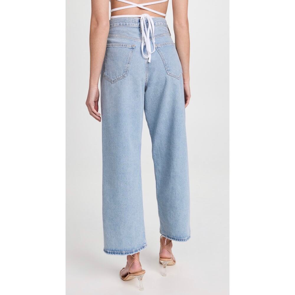 AGOLDE Low Slung Baggy Petite 25 Void Jeans Wide Leg Denim - Picture 2 of 8